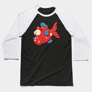 Piranha fish Baseball T-Shirt